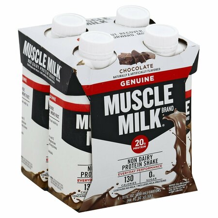 MUSCLE MILK Muscle Mlk Ready To Drink Sup Chocolate 4/11z 542806